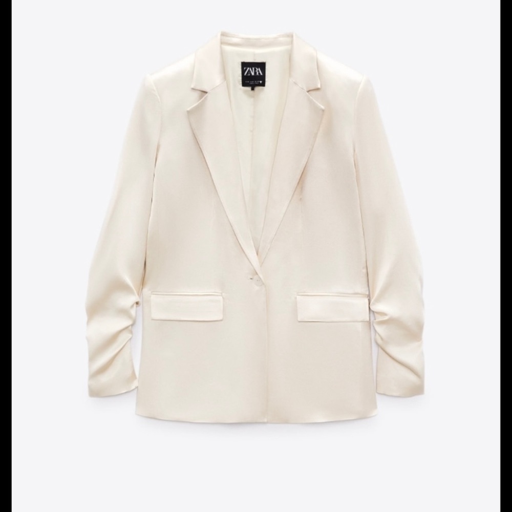 ZARA SATIN BLAZER